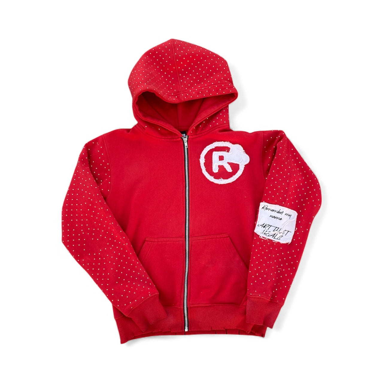 Red “RMN” hoodie