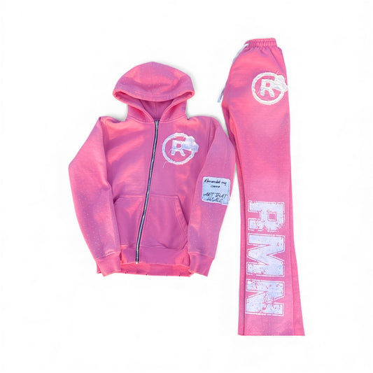 Pink “RMN” Rhinestone Set