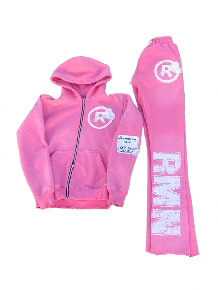 Pink “RMN” Rhinestone Set